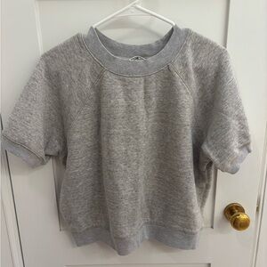 Entireworld grey short sleeve sweatshirt